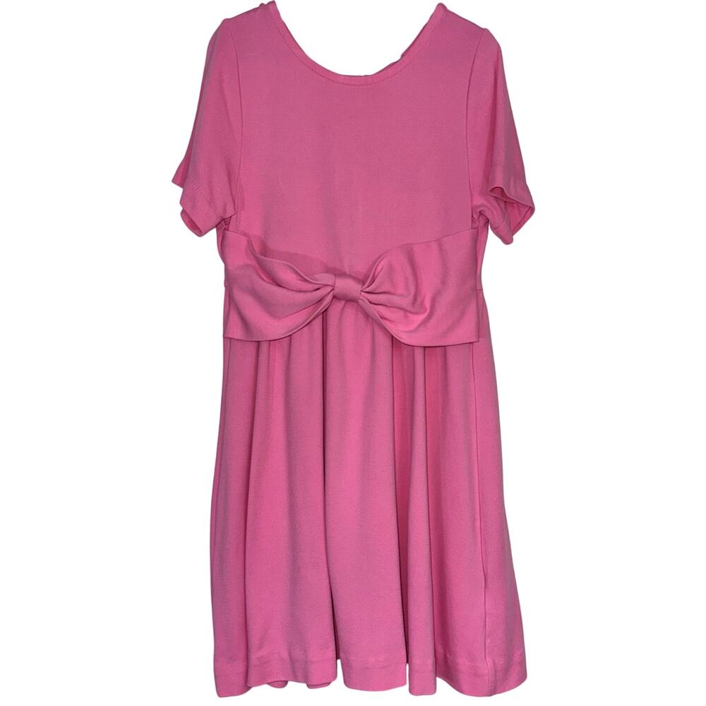 Kate Spade Girls Pink Kammy Bow Dress Size 8 *Flawed*